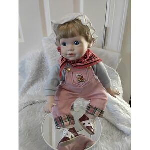 Vintage "Marie Osmond collectible doll, manufactured by‎ MBI, ©1990" with stand
